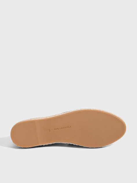 Женские эспадрильи KARL LAGERFELD KAMINI Embro NFT Slip On, Артикул KL80111G, светло-голубой | 4989291. Ракурс 6