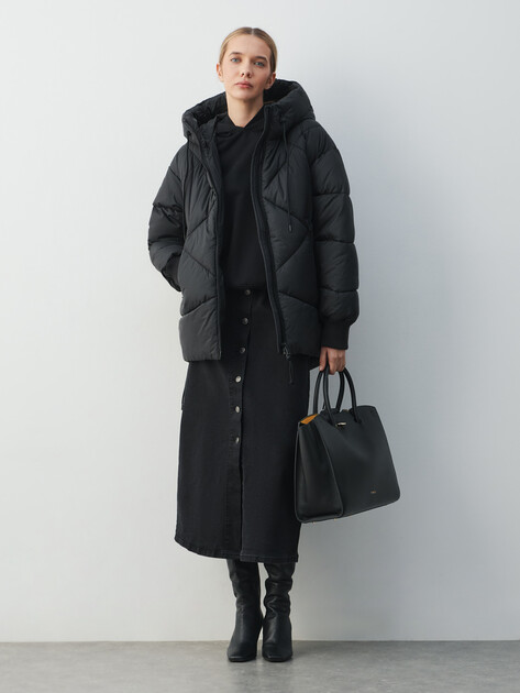 Женский пуховик MARC O'POLO, Артикул 5000007656, черный | 4990199. Ракурс 2