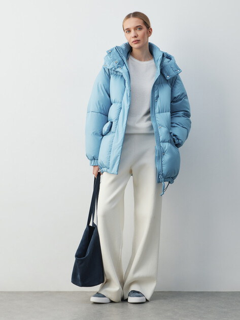 Женский пуховик MARC O'POLO, Артикул 5000006955, серовато-голубой | 4990821. Ракурс 2