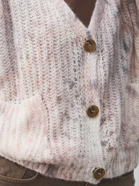 Женский кардиган MARCIANO BY GUESS ABIR PRINTED CARDI SWTR, Артикул 5BGR325743Z, мультицвет | 4991916. Ракурс 3