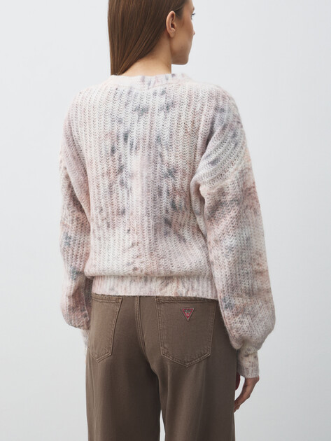 Женский кардиган MARCIANO BY GUESS ABIR PRINTED CARDI SWTR, Артикул 5BGR325743Z, мультицвет | 4991916. Ракурс 4