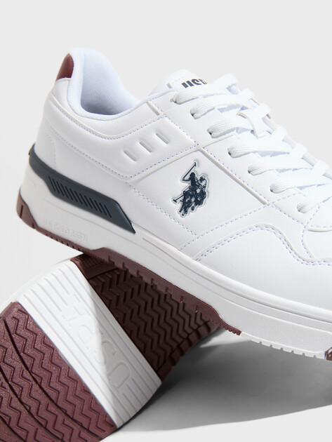 Мужские кеды U.S.POLO ASSN. JADES, Артикул 102693357, белый | 4992558. Ракурс 3 Мужские кеды U.S.POLO ASSN. JADES, Артикул 102693357, белый | 4992558. Ракурс 3