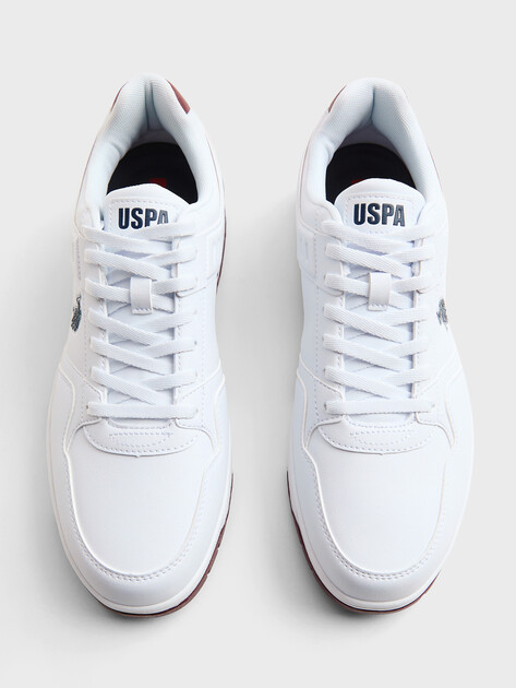 Мужские кеды U.S.POLO ASSN. JADES, Артикул 102693357, белый | 4992558. Ракурс 4 Мужские кеды U.S.POLO ASSN. JADES, Артикул 102693357, белый | 4992558. Ракурс 4