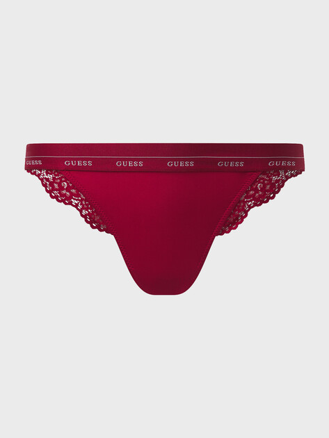 Женские трусы GUESS JANE BRAZILIAN, Артикул O4YE00PZ01C, красный | 4992815. Ракурс 2