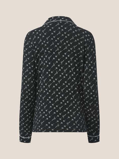 Женская пижама GUESS SASHA PJ SET, Артикул O5RX08KCIN2, черный | 4992941. Ракурс 8