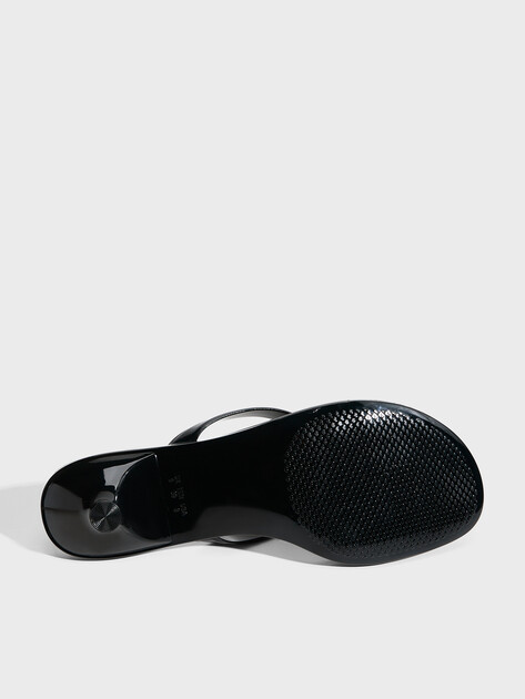 Женские мюли KARL LAGERFELD JELLY HEEL Cinderella Thong, Артикул KL83006, черный | 4993120. Ракурс 6