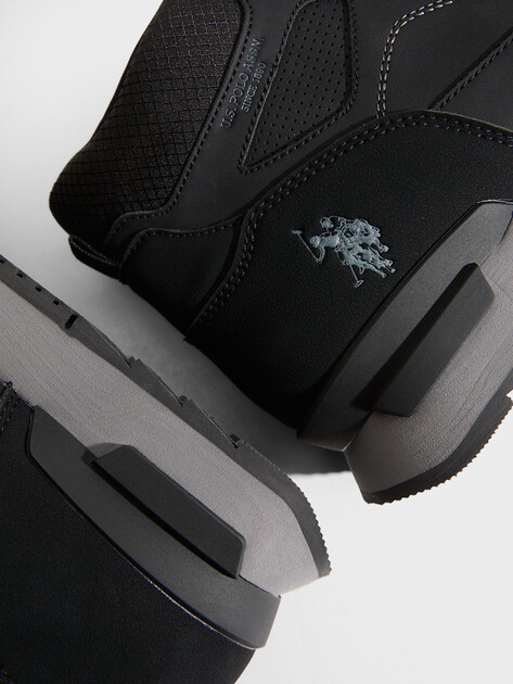 Мужские высокие кроссовки U.S.POLO ASSN. RIPSY, Артикул 102693405, черный | 4993542. Ракурс 3 Мужские высокие кроссовки U.S.POLO ASSN. RIPSY, Артикул 102693405, черный | 4993542. Ракурс 3