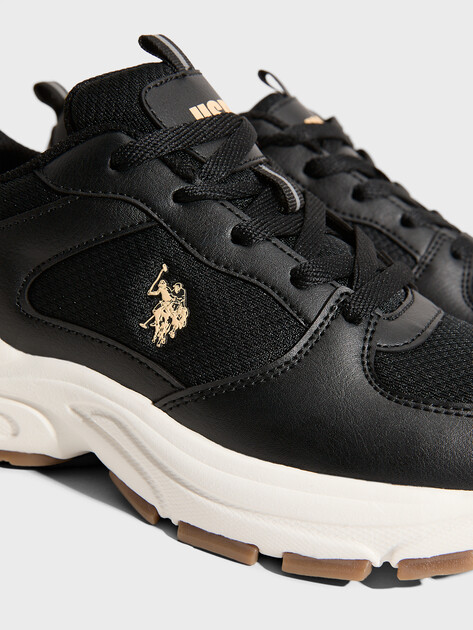 Женские кроссовки U.S.POLO ASSN. SORLEY, Артикул 102693515, черный | 4993842. Ракурс 3