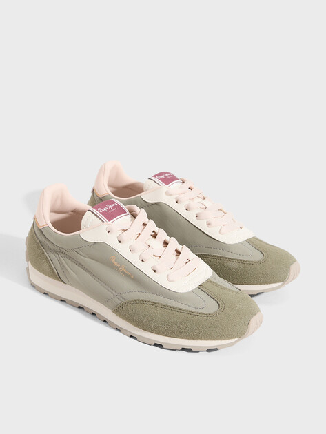 Женские кроссовки PEPE JEANS JANE SUBTLE W, Артикул PLS400030, оливковый | 4994143. Ракурс 2 Женские кроссовки PEPE JEANS JANE SUBTLE W, Артикул PLS400030, оливковый | 4994143. Ракурс 2