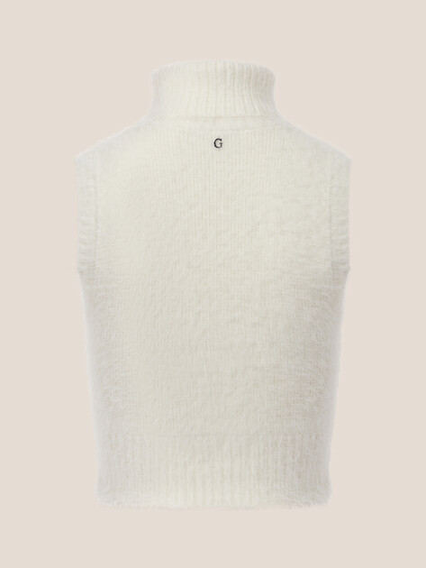 Женский топ GUESS SL TN MEI SWTR, Артикул W5BR57Z3BH0, белый | 4994209. Ракурс 7