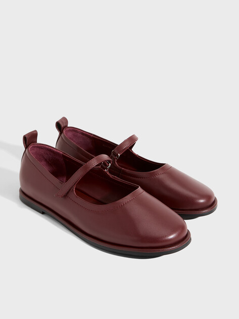 Женские балетки мэри-джейн TENDANCE, Артикул IG1787-1, бордовый | 4994967. Ракурс 2