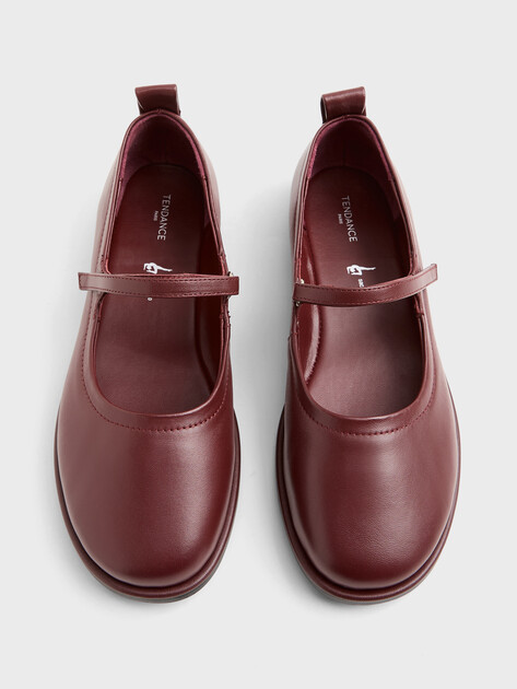Женские балетки мэри-джейн TENDANCE, Артикул IG1787-1, бордовый | 4994967. Ракурс 4