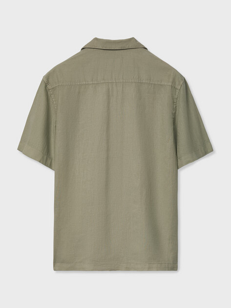Мужская рубашка PEPE JEANS PAULO, Артикул PM3091196, приглушенно-зеленый | 4995190. Ракурс 7
