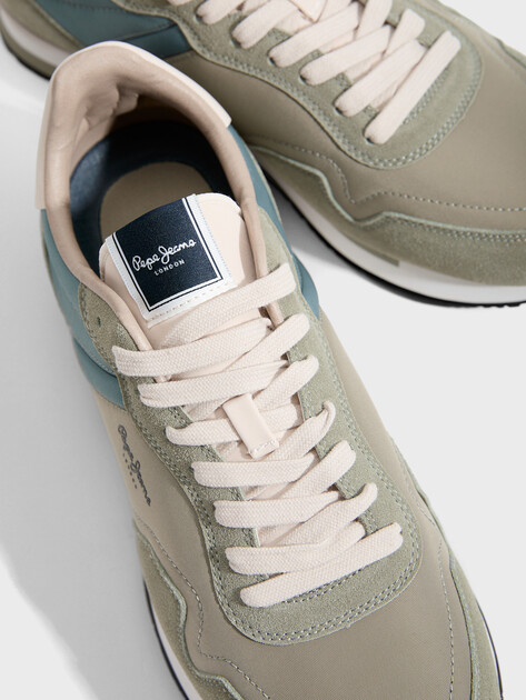 Мужские кроссовки PEPE JEANS HAILON BASIC M, Артикул PMS400037, оливковый | 4995429. Ракурс 3 Мужские кроссовки PEPE JEANS HAILON BASIC M, Артикул PMS400037, оливковый | 4995429. Ракурс 3
