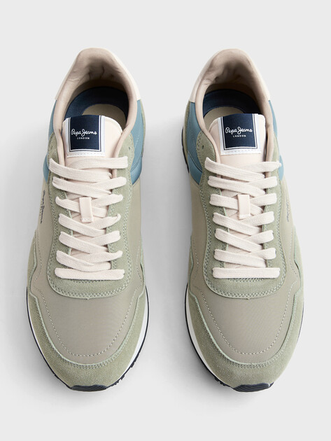 Мужские кроссовки PEPE JEANS HAILON BASIC M, Артикул PMS400037, оливковый | 4995429. Ракурс 4 Мужские кроссовки PEPE JEANS HAILON BASIC M, Артикул PMS400037, оливковый | 4995429. Ракурс 4