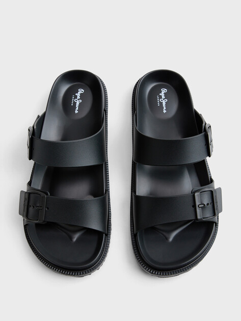 Мужские сланцы PEPE JEANS OCEAN BRAND M, Артикул PMS700011, черный | 4995506. Ракурс 4 Мужские сланцы PEPE JEANS OCEAN BRAND M, Артикул PMS700011, черный | 4995506. Ракурс 4