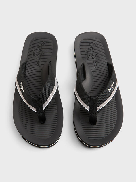 Мужские вьетнамки PEPE JEANS WEST BOAT M, Артикул PMS700021, черный | 4995549. Ракурс 4