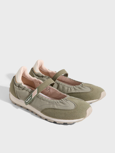 Женские балетки мэри-джейн PEPE JEANS JANE SOFT W, Артикул PLS400029, зеленый | 4995912. Ракурс 2