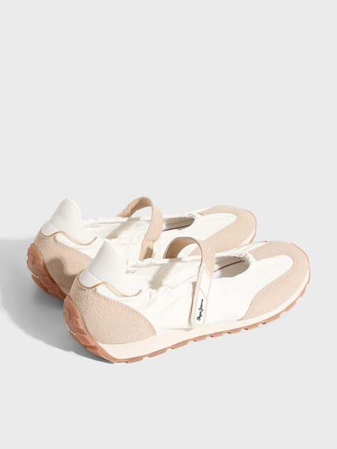Женские балетки мэри-джейн PEPE JEANS JANE SOFT W, Артикул PLS400029, белый | 4995919. Ракурс 5