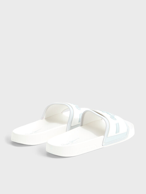 Женские сланцы PEPE JEANS SLIDER MET W, Артикул PLS700003, белый | 4995927. Ракурс 5 Женские сланцы PEPE JEANS SLIDER MET W, Артикул PLS700003, белый | 4995927. Ракурс 5