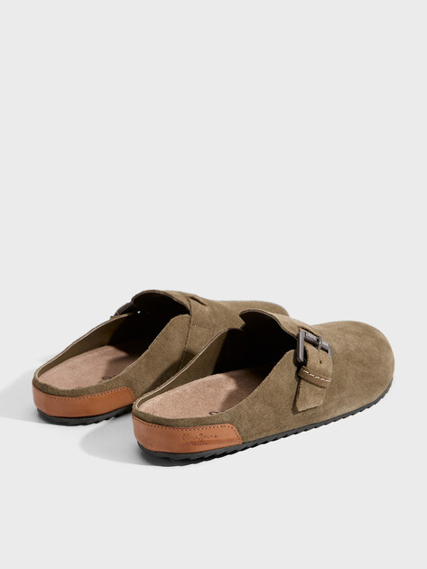 Женские шлепанцы PEPE JEANS CORBY CLOG W, Артикул PLS900001, оливковый | 4996013. Ракурс 5