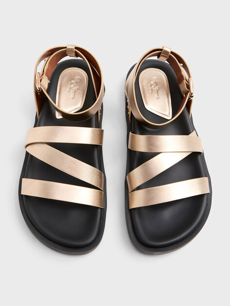 Женские сандалии PEPE JEANS SADE SWEET W, Артикул PLS900022, золотой | 4996051. Ракурс 4 Женские сандалии PEPE JEANS SADE SWEET W, Артикул PLS900022, золотой | 4996051. Ракурс 4