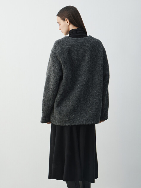 Женский жакет MAISON DAVID, Артикул MARGO_14306, темно-серый | 4998778. Ракурс 4