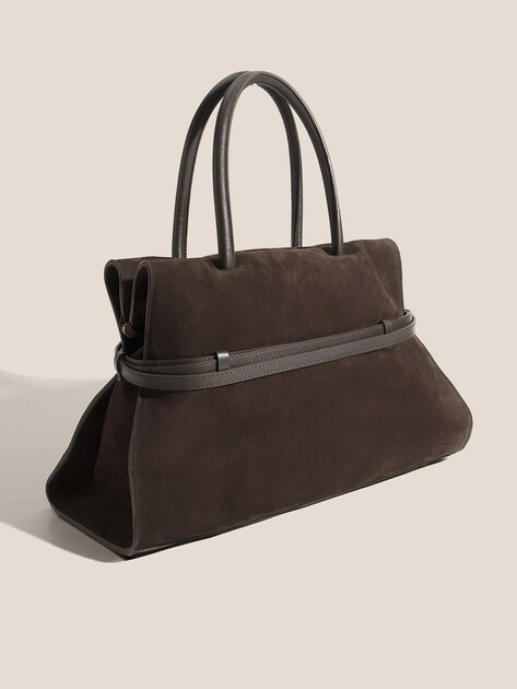 Женский тоут MAISON DAVID, Артикул NELLY, шоколадный | 5004511. Ракурс 3