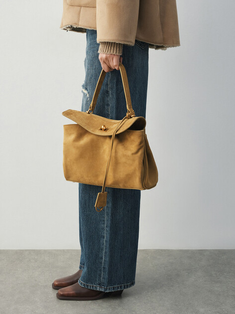 Женская сумка  MAISON DAVID, Артикул VERONICA MINI, зеленовато-бежевый | 5005015. Ракурс 5