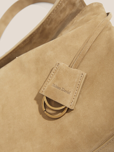 Женская сумка  MAISON DAVID, Артикул VERONICA MINI, зеленовато-бежевый | 5005015. Ракурс 2