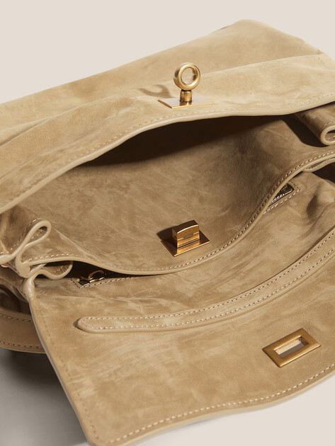 Женская сумка  MAISON DAVID, Артикул VERONICA MINI, зеленовато-бежевый | 5005015. Ракурс 4