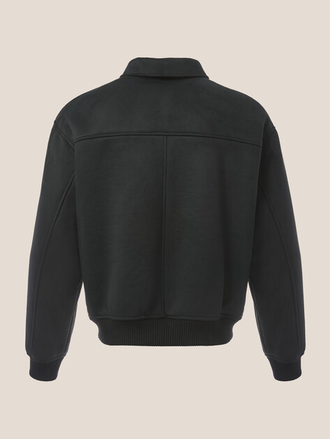 Мужская дубленка  MAISON DAVID, Артикул CONAN_SDF-WS, черный | 5005424. Ракурс 8