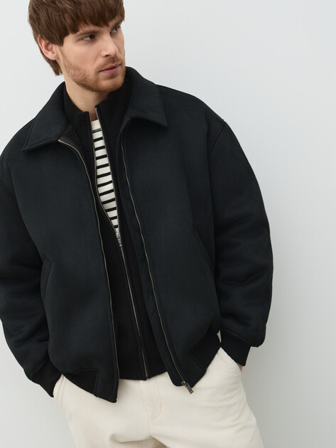 Мужская дубленка  MAISON DAVID, Артикул CONAN_SDF-WS, черный | 5005424. Ракурс 5