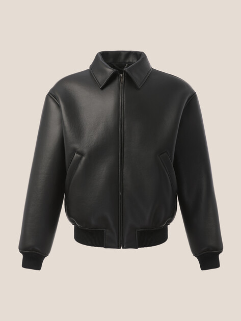 Мужская дубленка  MAISON DAVID, Артикул CONAN_SDF-WL, черный | 5005439. Ракурс 7