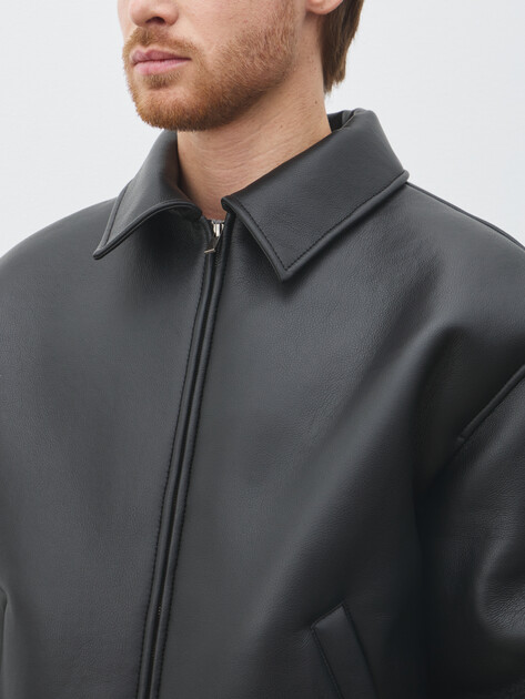 Мужская дубленка  MAISON DAVID, Артикул CONAN_SDF-WL, черный | 5005439. Ракурс 3