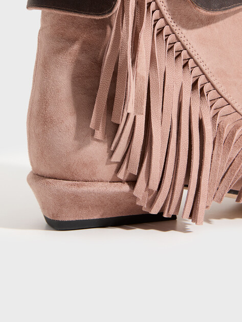 Женские Казаки Tendance LT881-5 бежево-розовый