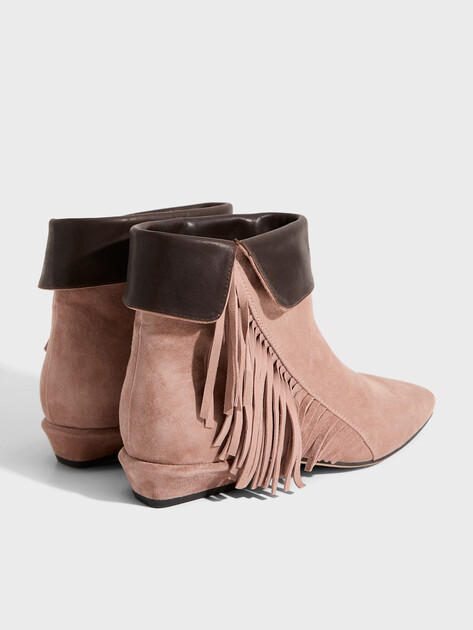 Женские Казаки Tendance LT881-5 бежево-розовый