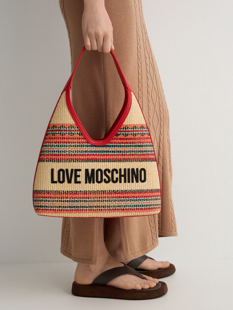 Женская сумка  LOVE MOSCHINO SUNSET STRIPES, Артикул JC4350PP SS26, мультицвет | 5008064. Ракурс 5