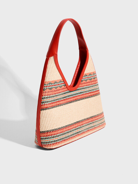 Женская сумка  LOVE MOSCHINO SUNSET STRIPES, Артикул JC4350PP SS26, мультицвет | 5008064. Ракурс 3