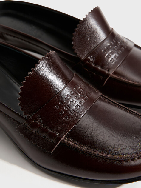 Женские мюли MM6 MAISON MARGIELA, Артикул S66WX0074, темно-коричневый | 5008858. Ракурс 3