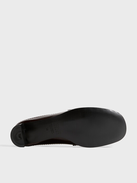 Женские мюли MM6 MAISON MARGIELA, Артикул S66WX0074, темно-коричневый | 5008858. Ракурс 6
