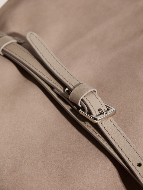 Женский тоут MAISON DAVID, Артикул NELLY, серо-бежевый | 5009034. Ракурс 2