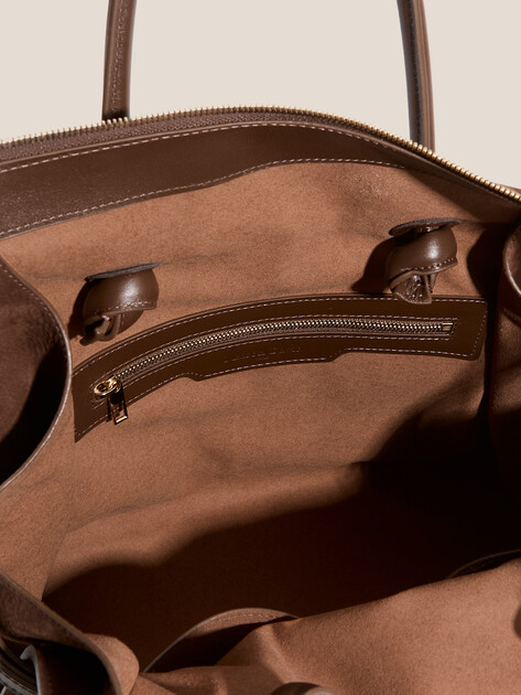 Женский тоут MAISON DAVID, Артикул NELLY, коричневый | 5009036. Ракурс 4