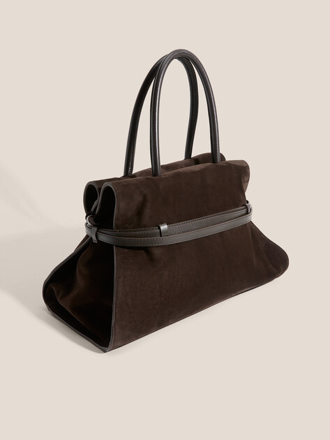 Женский тоут MAISON DAVID, Артикул NELLY, темно-коричневый | 5009038. Ракурс 3
