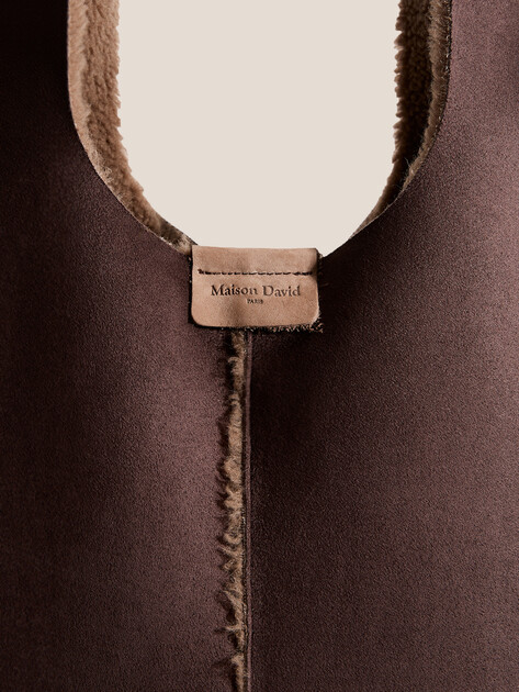 Женский шоппер MAISON DAVID, Артикул AVRIL, шоколадный | 5009477. Ракурс 2
