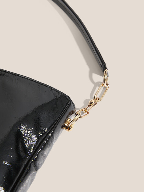 Женская сумка  FURLA, Артикул FURLA SFERA SOFT L SHOULDER BAG, черный | 5009884. Ракурс 2