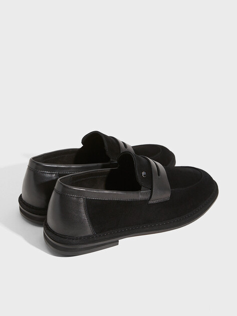 Мужские лоферы TENDANCE, Артикул HBA333-805A, черный | 5010545. Ракурс 5