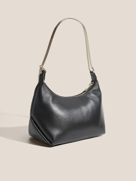 Женская сумка  FURLA, Артикул FURLA HOLLY MINI SHOULDER BAG, черный | 5011448. Ракурс 3