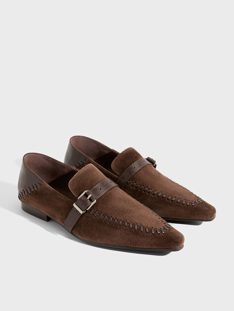 Женские лоферы TENDANCE, Артикул GL693-01, темно-коричневый | 5011839. Ракурс 2
