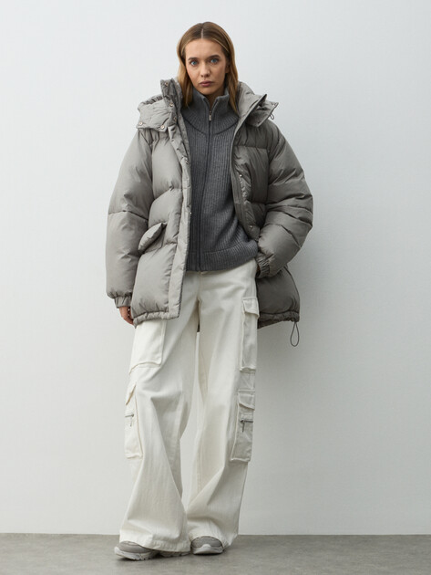 Женский пуховик MARC O'POLO, Артикул 5000006955, серый | 5012487. Ракурс 2
